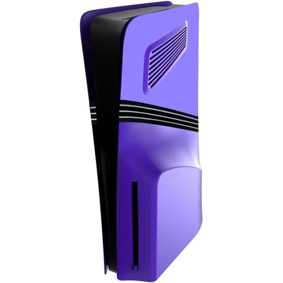 Faceplates for PS5 Pro Disc Edition, for PS 5 Pro Cover Accessories Faceplate, Breathable Side Face Panel Shell Replacement for PS5 Pro Disc Version Plates (Purple)
