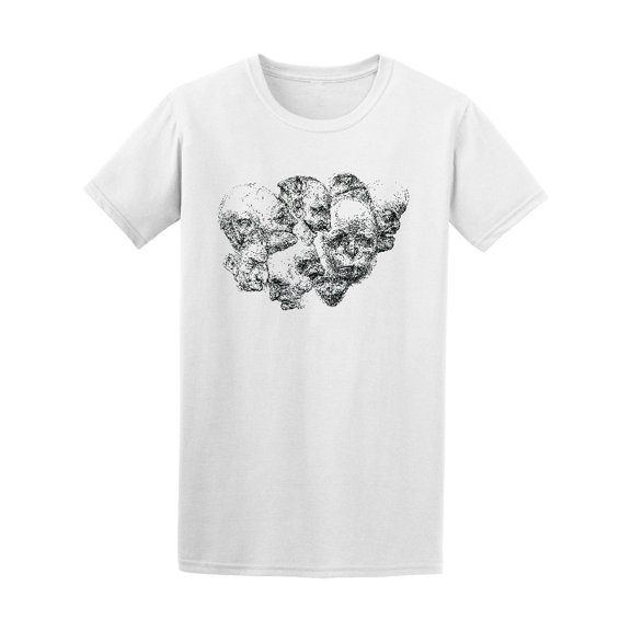 Faces Abstract Art People Sketch T-Shirt Men -Image by Shutterstock, Male XX-Large