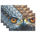 thumbnail image 1 of Faces Owls 12×18 inch Placemats Heat Resistant Washable Foldable Rectangular Placemats Set Decoration Indoor Outdoor for Kitchen Dining Table 1PC, 1 of 8