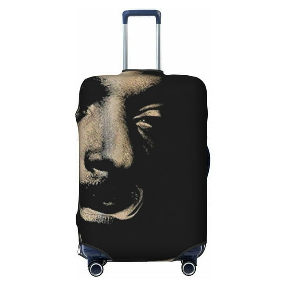 Faces-Snoop Dogg Luggage Cover Approved Travel Suitcase Protector Elastic Washable Baggage Covers For 18-21 Inch Luggage