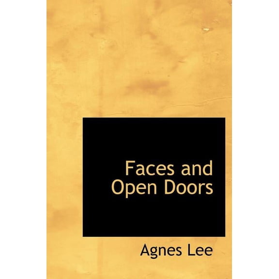 Faces and Open Doors Hardcover