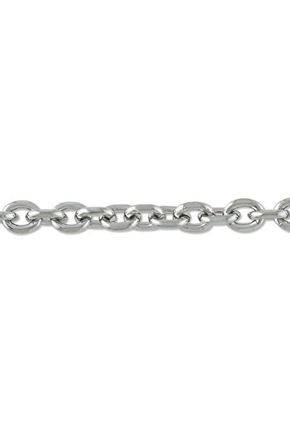 Faceted Cable Link Chain 5m Surgical Stainless Steel (Priced Per Foot) -