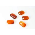 thumbnail image 1 of Faceted Carnelian Agate 12x18mm Rectangular Beads | 5 Beads |, 1 of 4