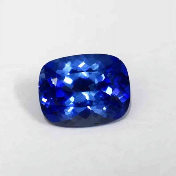 Faceted Cushion Cut Vivid Dark Blue Sapphire September Birthstone 12-14 Ct Gemstone Best For Making Beautiful Sapphire Ring Size Best Offer