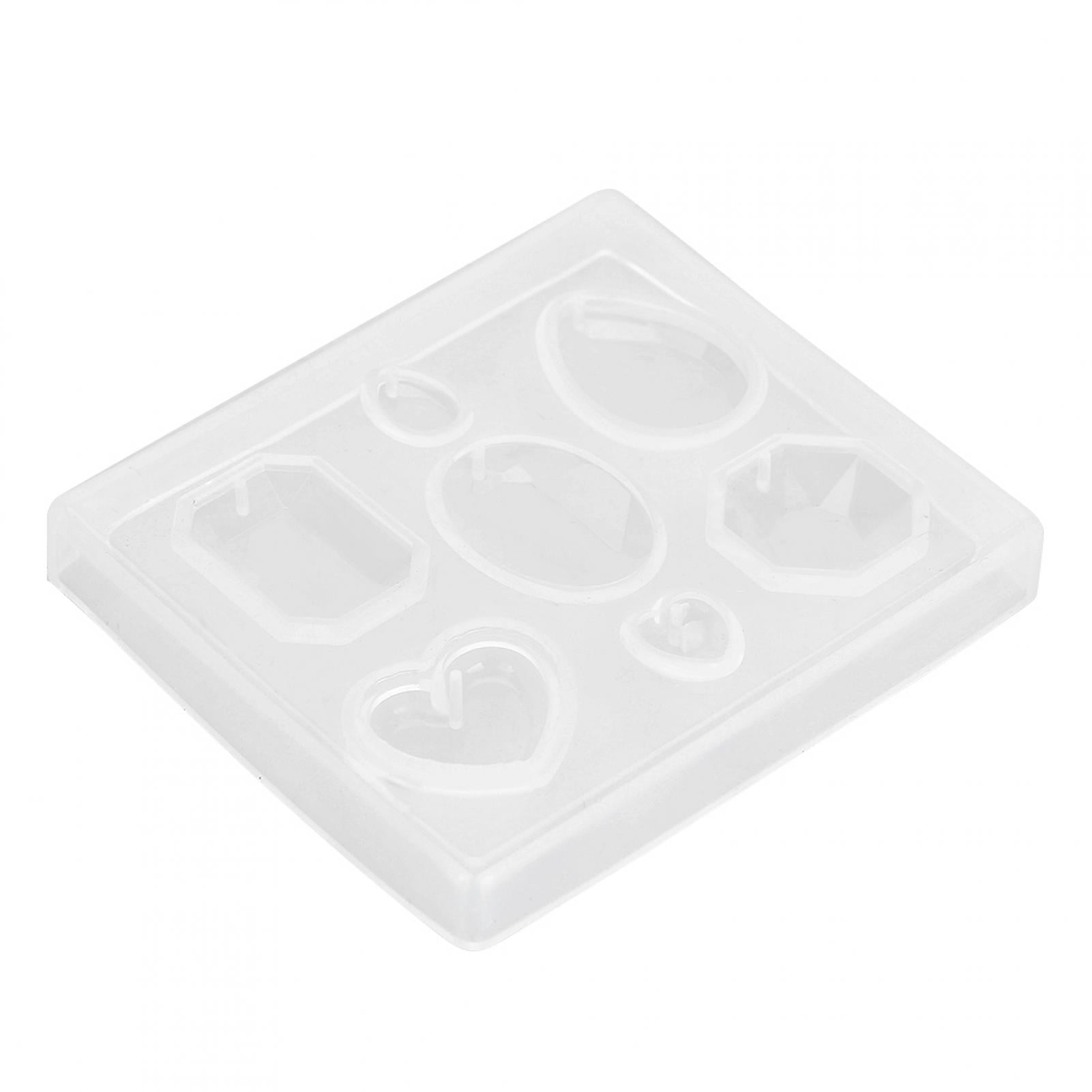 Faceted Gemstone Clear Silicone Mold for Jewelry for DIY Jewelry Craft ...