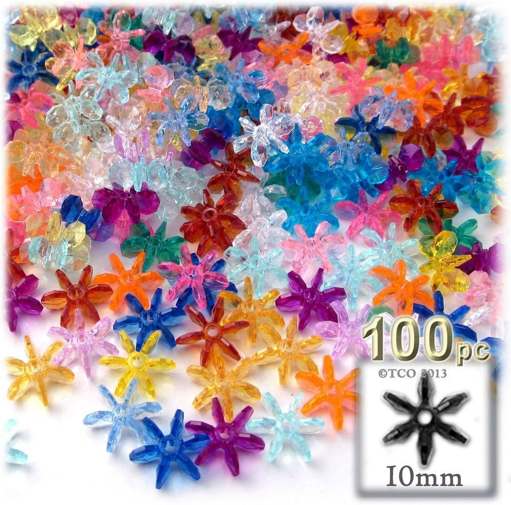 Hello Hobby Multicolor Pony Plastic Beads, 500-Pack, Boys and Girls, Child,  Ages 6+ 