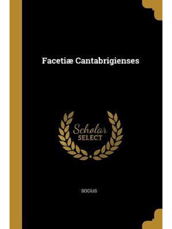 Faceti Cantabrigienses (Paperback)