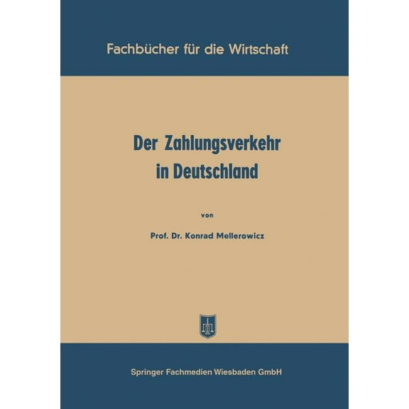 Fachbcher Fr Die Wirtschaft Der Zahlungsverkehr in Deutschland, (Paperback)