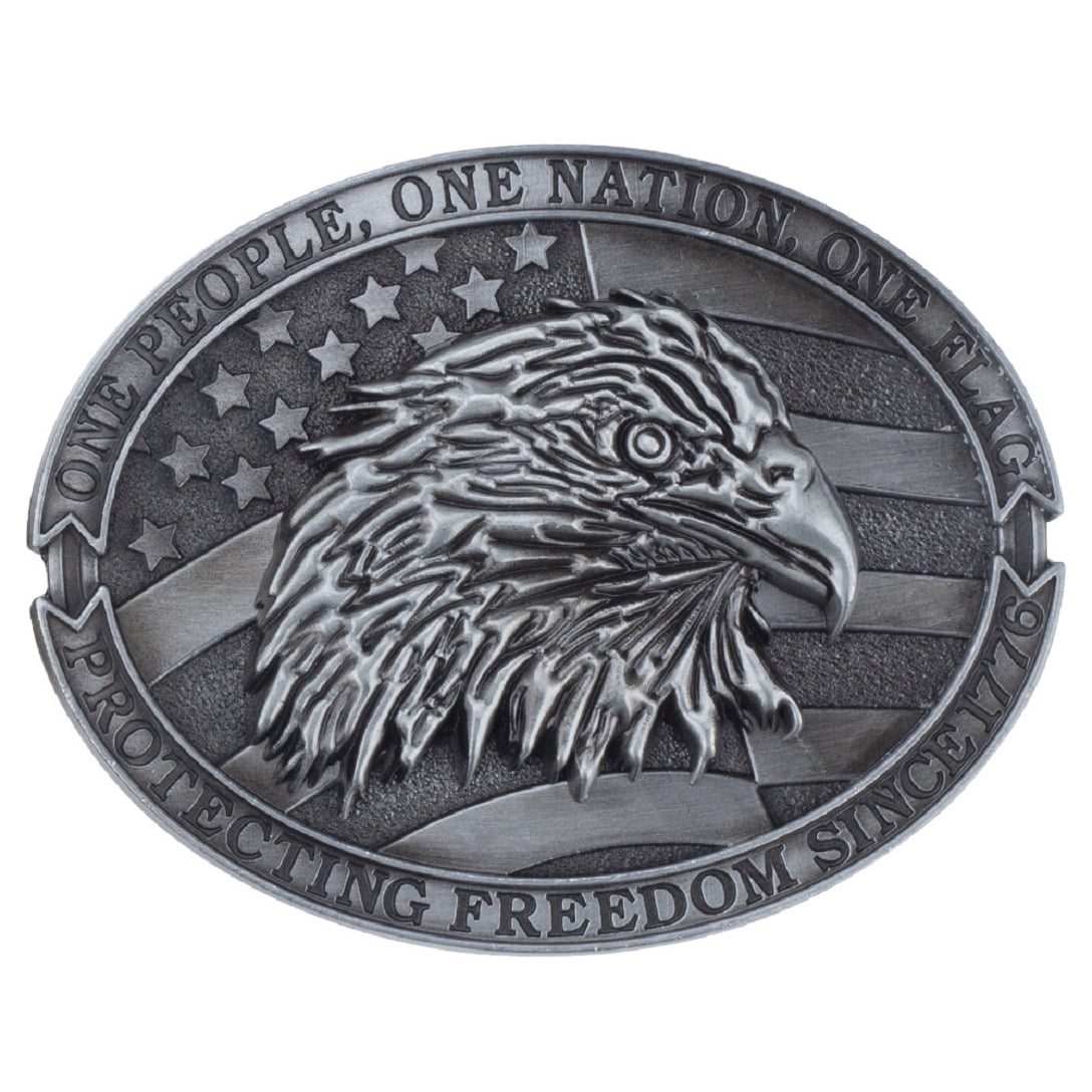 Fachoice American Bald Eagle Head Belt Buckle for Men Patriotic Eagle ...