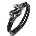 thumbnail image 1 of Fachoice Reptile Lizard Bracelet for Men Gecko Lizard Bracelet, Lizard Animal Leather Bracelet Punk Lizard Bangle Bracelet Men’s Cool Lizard Lovers Bracelet Jewelry Silver Lizard Animal Bracelet, 1 of 8