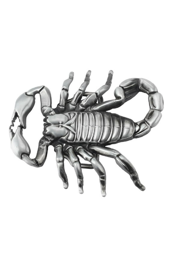 Silver Scorpion Belt Buckle for Men Antique Scorpion Animal Belt Buckle, Tribal Scorpion Belt Buckle Men’s Egyptian Scorpion Western Belt Buckle Jewelry Classic Scorpion Cowboy Belt Buckle