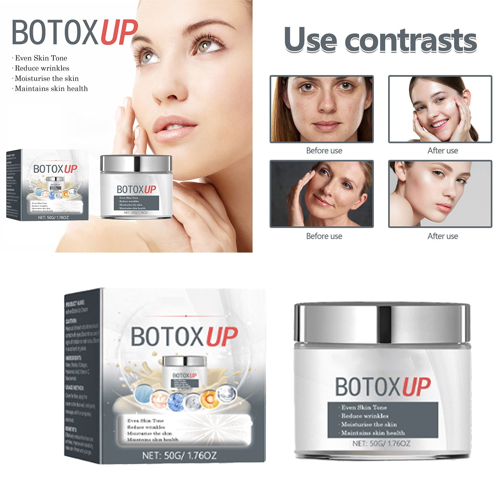 Facial Aging Lift And Tighten Skin Fade Fine Lines Tender Pores Aging