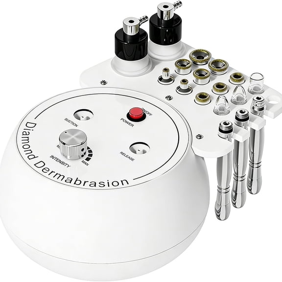Facial Beauty Device, 3 in 1 Skin Care Machine with Vacuum and Spray Functions for Face and Body, Home and Salon Use, 1-Pack