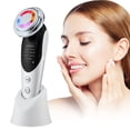 thumbnail image 1 of Facial Massager Beauty Device, Electric Face Lifting, Skin Rejuvenation, 7 in 1 Skin Care Tool with 3 LED Light, 3 Vibration & Massage for Anti-Aging, Deep Cleansing, Skin Tightening, Skin Refreshing, 1 of 9