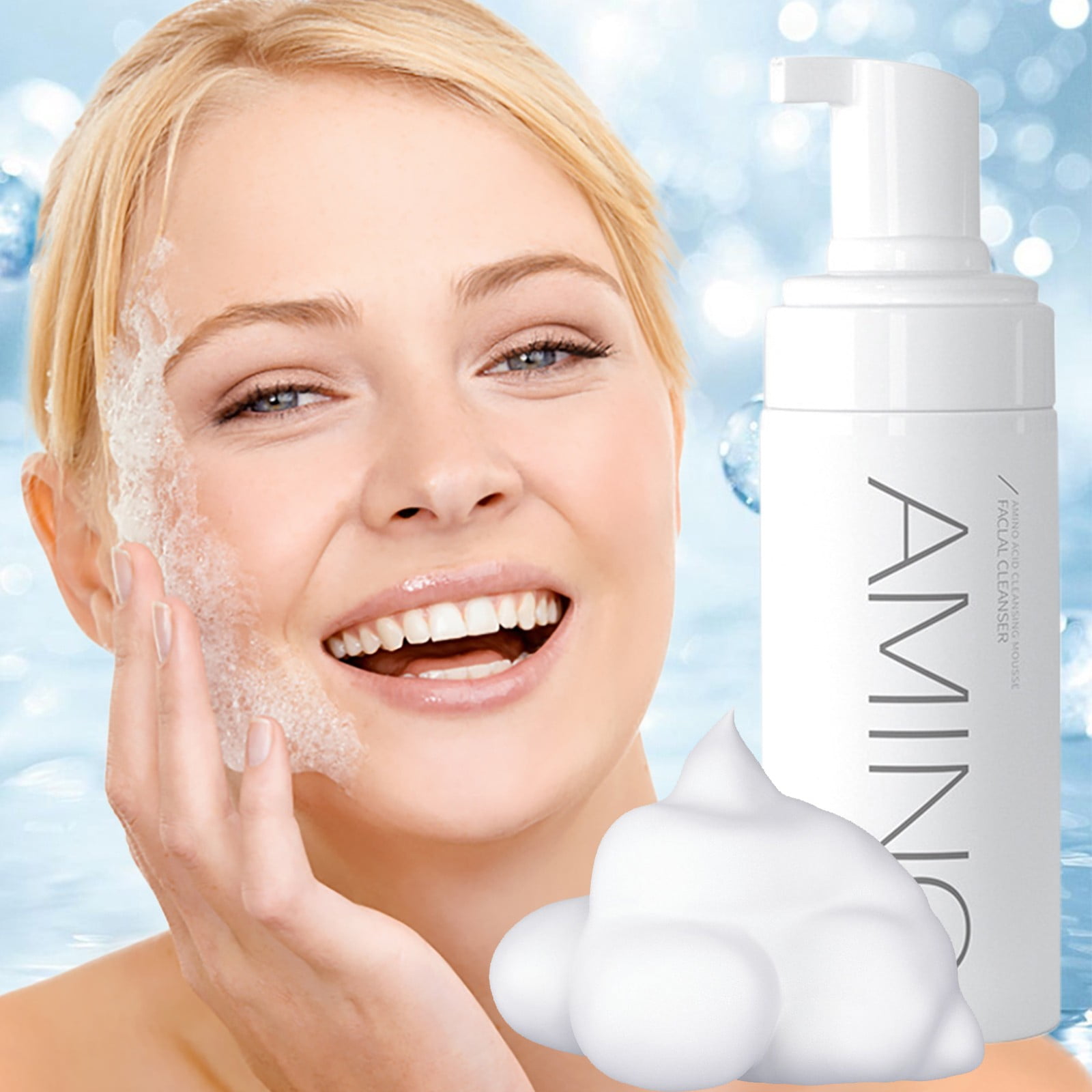 Facial cleanser hydrating face wash gentle foaming face cleanser for