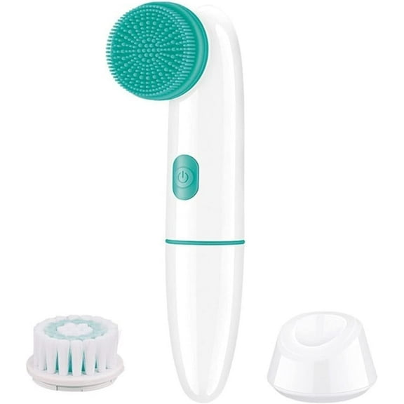 Facial Cleanser,Silicone Electric Facial Cleanser, Face Cleansing Brush Exfoliation Care Kit The Perfect Ideal Gift