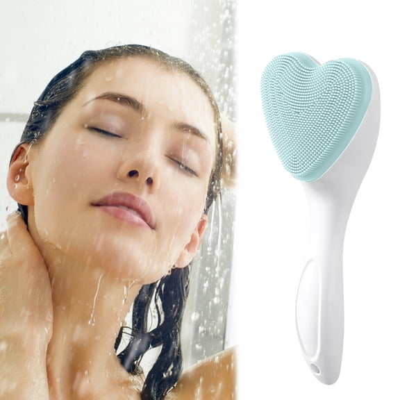 Facial Cleansing Brush Deep Pore Cleanser Tool with Gentle Exfoliating for Daily Skin Care Beauty Makeup Removal