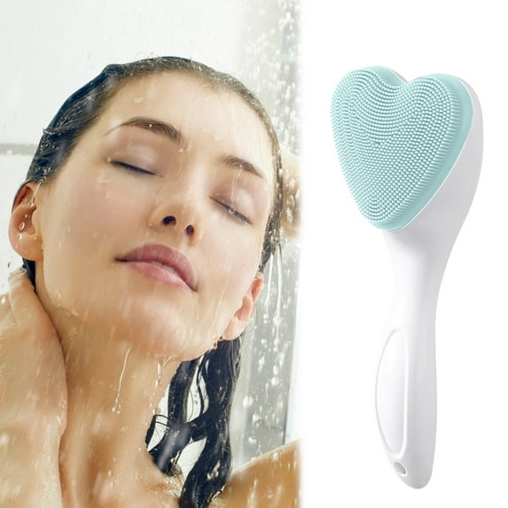 Facial Cleansing Brush Deep Pore Cleanser Tool with Gentle Exfoliating for Daily Skin Care Beauty Makeup Removal