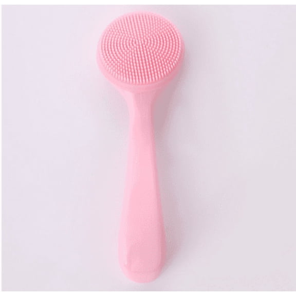Facial Cleansing Brush Silicone Face, for Deep Cleaning Exfoliating Blackhead Massaging, Handheld and Gentle on Skin, Waterproof and Battery Operated, Soft Silicone Bristles for Daily Use