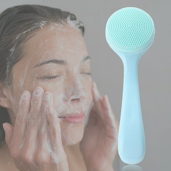 Facial Cleansing Brush Skin-friendly Blackhead Removing Handheld Gentle,Facial Cleansing Brush for Girl