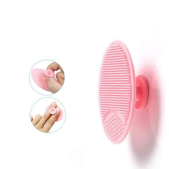 Facial Cleansing Brush Tool for Exfoliation and Blackhead Removal, Gentle Silicone Bristles, Compact Design