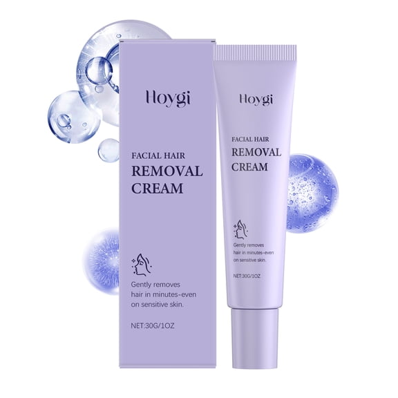 Facial Hair Removal Cream for Women, Mild Gentle Formula with Centella Asiatica, Moisturizing & Soothing, Upper Lip Chin Sideburns
