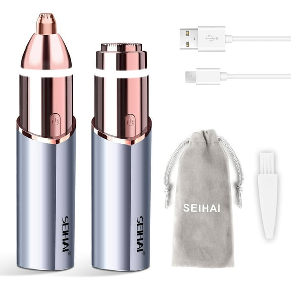 Facial Hair Removal for Women(Gen 3 Pro), SEIHAI Facial Hair Remover, Luxury Hair Removal Device for Face, Eyebrow, Peach Fuzz, with 2 Flawless Replacement Heads