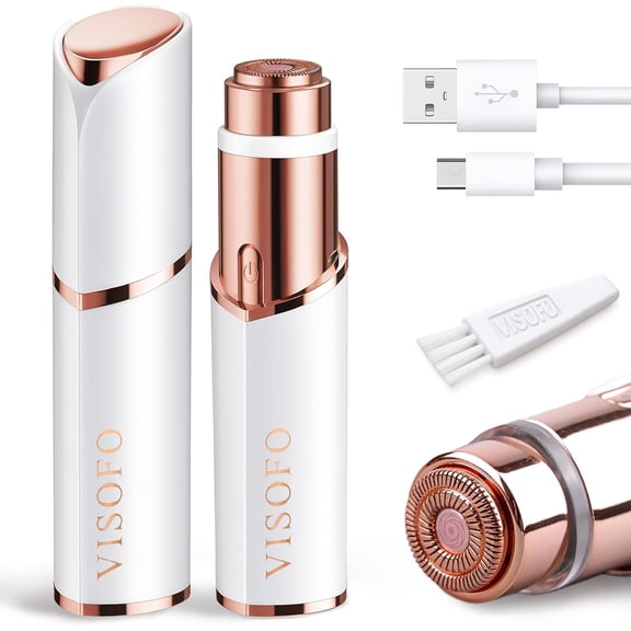 Facial Hair Removal for Women | Upper Lip Mustache Remover Device Face Shaver Woman Chin Peach Fuzz Electric Trimmer Dermaplane Female Razor Ladies Tweezers Lady Epilator Girls Gen3 by