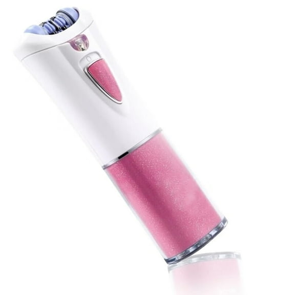 Facial Hair Remover for Women,Cordless Epilator with LED Light,Dual Heads for Face and Body,Portable Hair Removal Device for Arms Legs Underarms Bikini Line