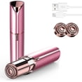 thumbnail image 1 of Facial Hair Remover for Women, Painless Female Facial Hair Shaver Rechargeable, 2 x Replacement Heads Included, The Lady Face Electric Razor for Lip, Chin, Arms, 1 of 6