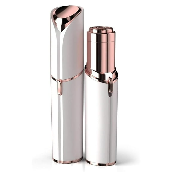 Hoeylife Facial Hair Remover for Women - Painless Face Shaver - Electric Hair Removal Device for Face Lips Peach Fuzz with Light (Whtie)