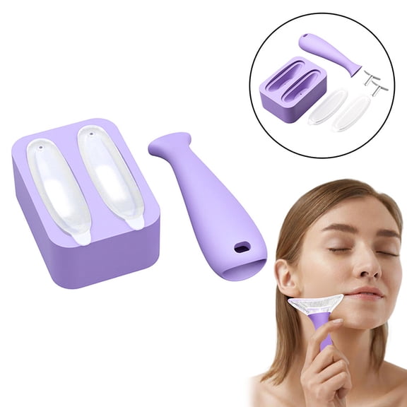 Facial Ice Roller For Face Premium With Carry Case And 2X Rollers For Long Lasting Cold