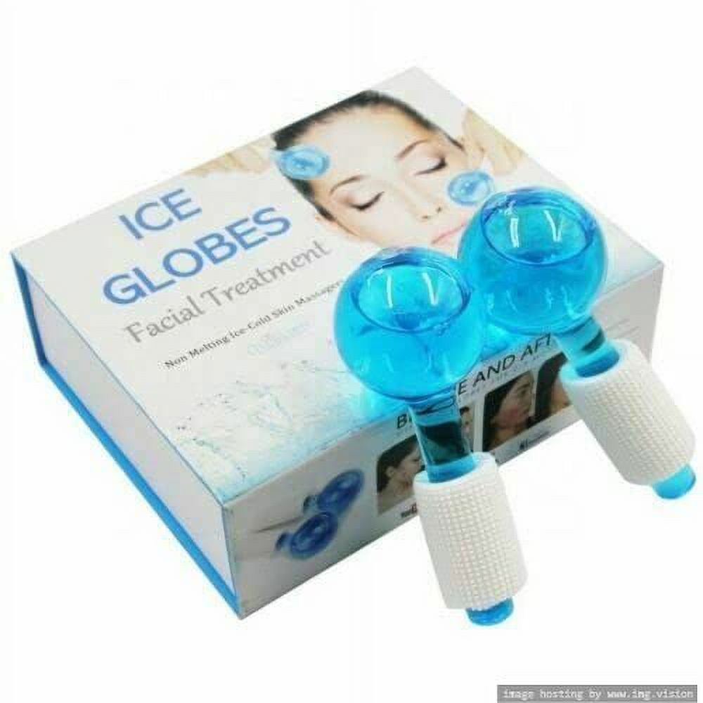 Facial Ice beauty ball 2PC Globes Facial Roller for Cold or Hot Skin
