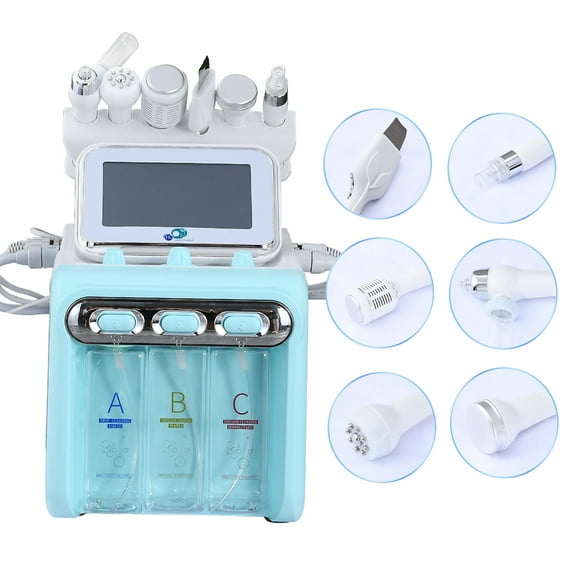 Facial Machine 6 in 1 Multifunctional Hydrogen Oxygen Machine, Skin Care Facial Moisturizing Pores Cleansing Hydro Machine for Home and Beauty Salon