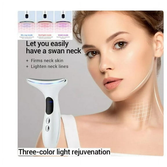 Facial Massager Tool for Face Neck, Face Sculpting Tool, Vibration Facial Massage Device, 3 Massage LED Heat Modes for Firming Anti Lift and Skin Care