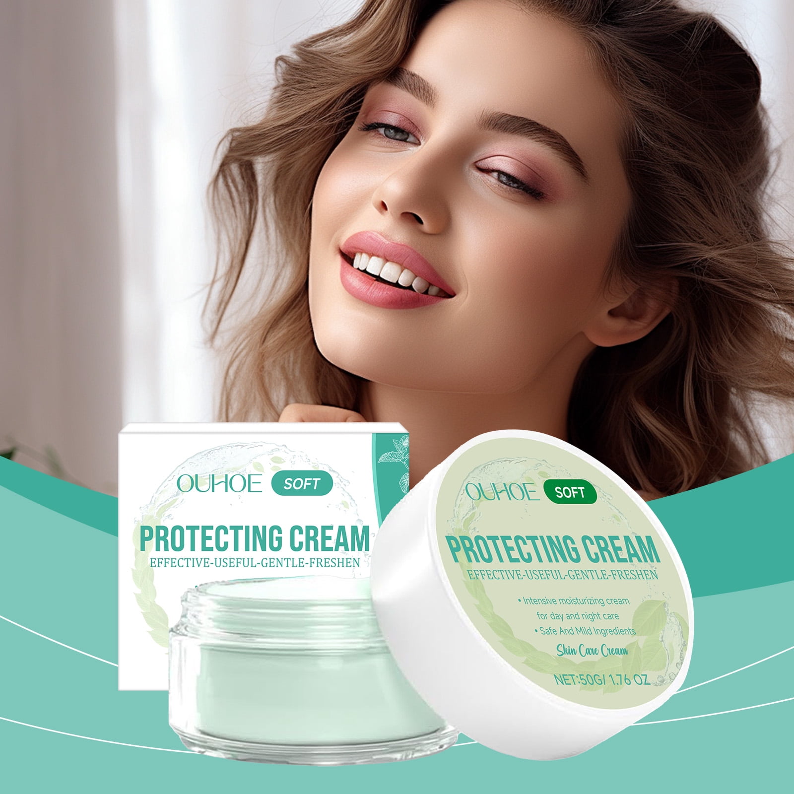 Facial Moisturizing Cream Moisturizes and Softens Skin, Reduces Fine ...