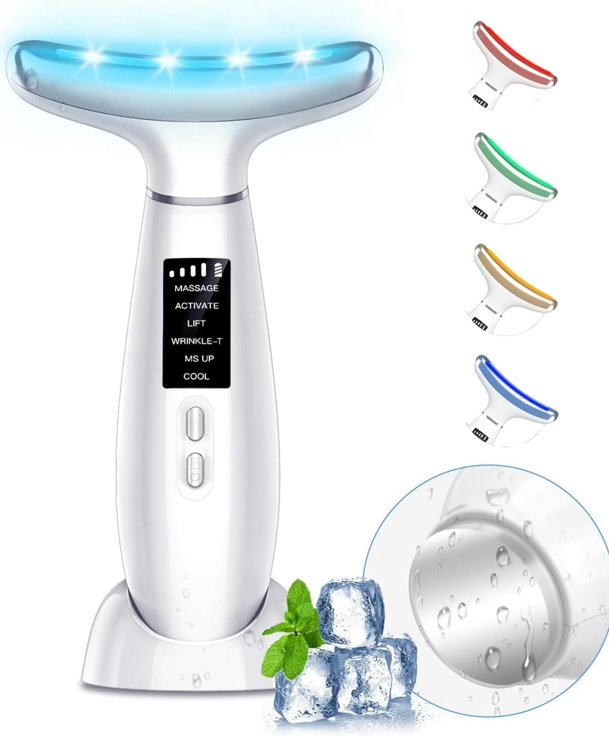Facial and Neck Beauty Device, Skin Care Face Massager Facial and Neck Beauty Device, Skin Care Face Massager