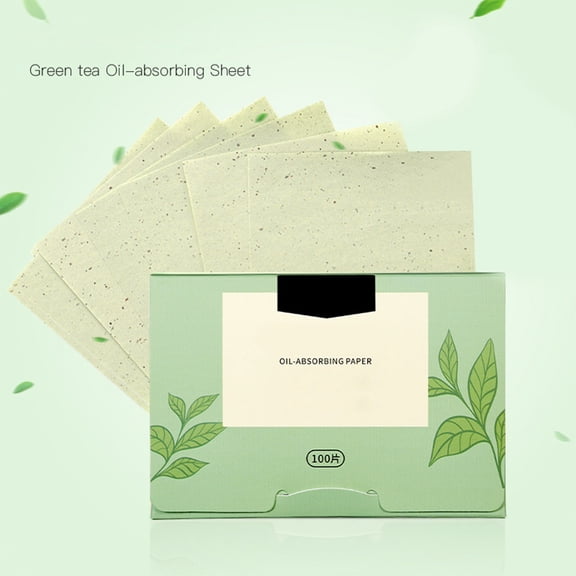 Facial Oil Absorbing Paper 100 Pieces Portable Extractable Fragrance Oil Absorbing Facial Paper Makeup Tool Face for Oily Skin Fresh Wolf Face Vacuum Facial Cleansing Wipes Star Pimple Patch Your Good