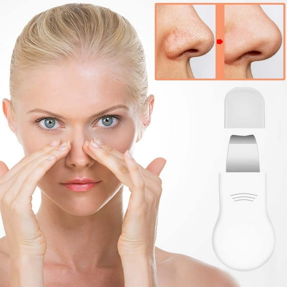 Facial Scraper - Nasal Depressor - Facial Cleansing Tool for Whitehead Removal for Women and Men Daily Use Home Morning Evening Shower Spa Travel Nasal Area