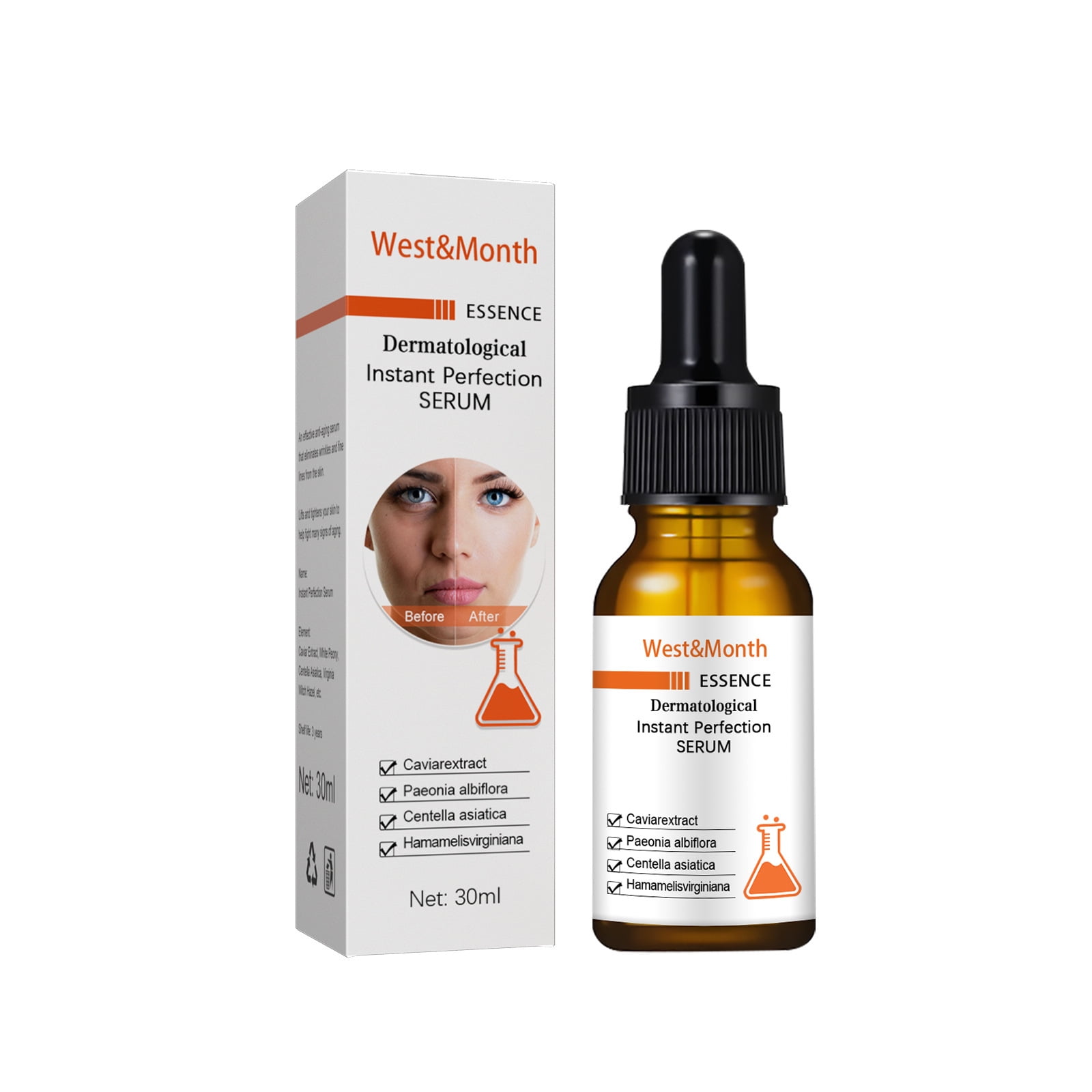 Facial Serum, Glow Vitamin C + Magnesium Helps to Brighten and