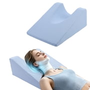 Facial Care Back Sleeping Wedge Pillow with U-Shaped Head Cradle
