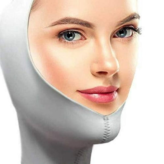 Facial Slimming Strap - Chin Lift Facial Mask - Eliminates Sagging Skin, Double Chins, Droopy Cheeks By Alayna Tm