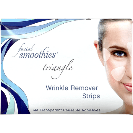 Facial Smoothies Triangle Wrinkle Remover Strips, 144 Anti Wrinkle Patches