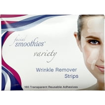 Facial Smoothies VARIETY Wrinkle Remover Strips, 160 Anti Wrinkle Treatment Patches