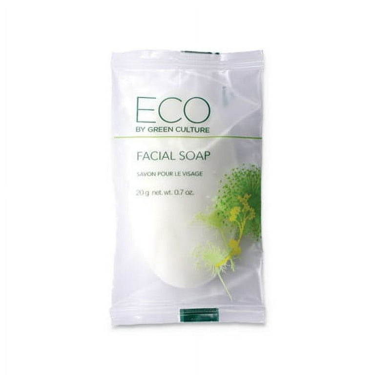 Facial Soap Bar, Clean Scent, 0.71 oz Pack, 500/Carton Facial Soap Bar, Clean Scent, 0.71 oz Pack, 500/Carton