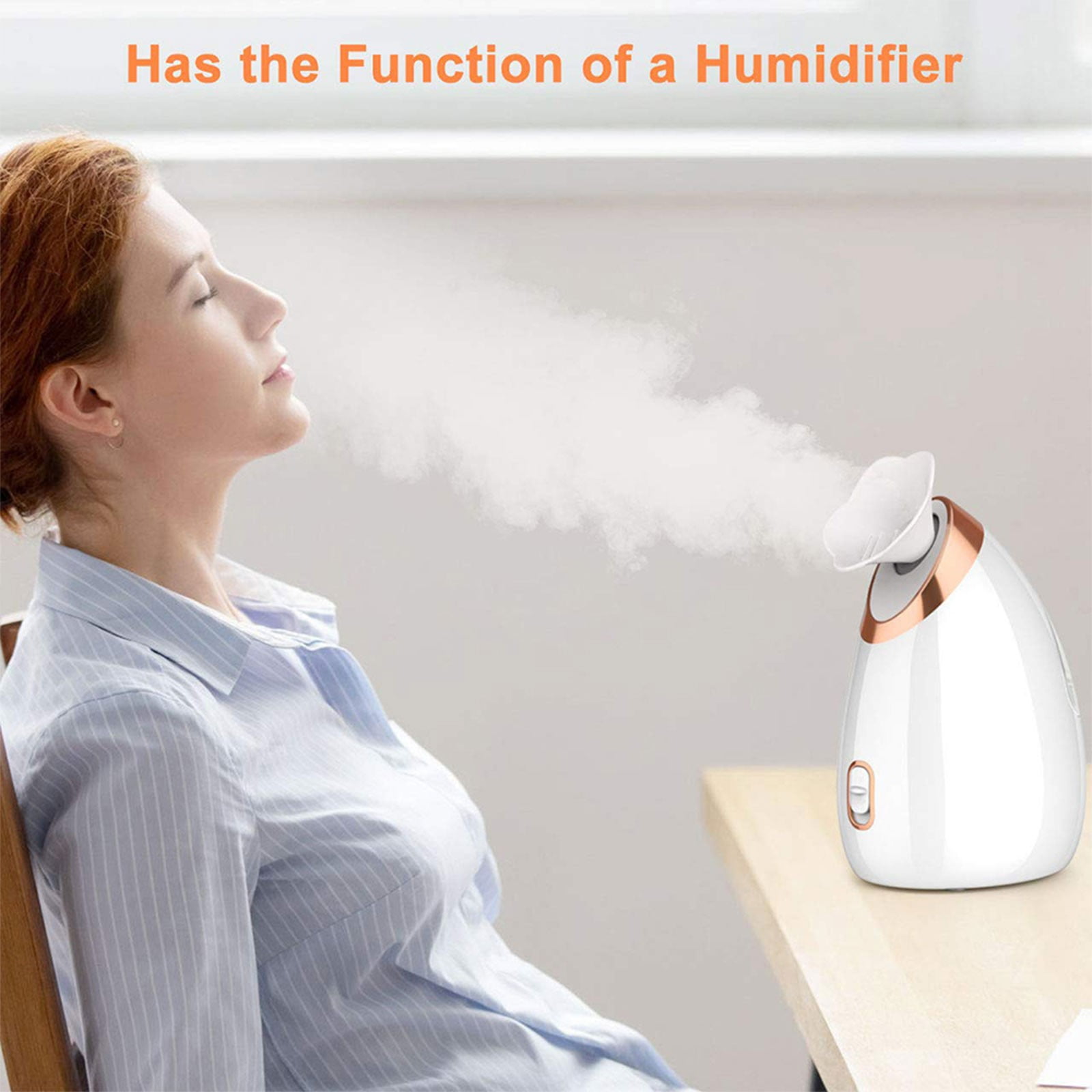 Facial Steamer Face Steamer for Home Facial Warm Mist Humidifier Atomizer for Face Sauna Spa