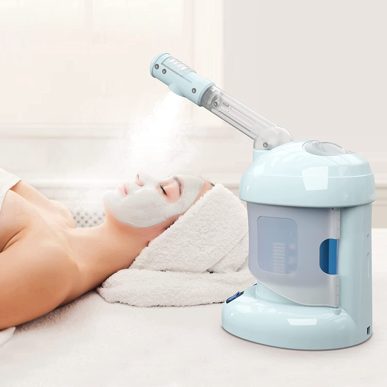 Multifunktionaler Gesichts-Steamer Mit Ozon-Funktion – Für Tiefenreinigende Dampfpflege Zu Hause
