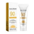 Facial Sunscreen SPF 90 UVB UVA Protection Sun Cream Anti Oxidant for Face and Body Broad