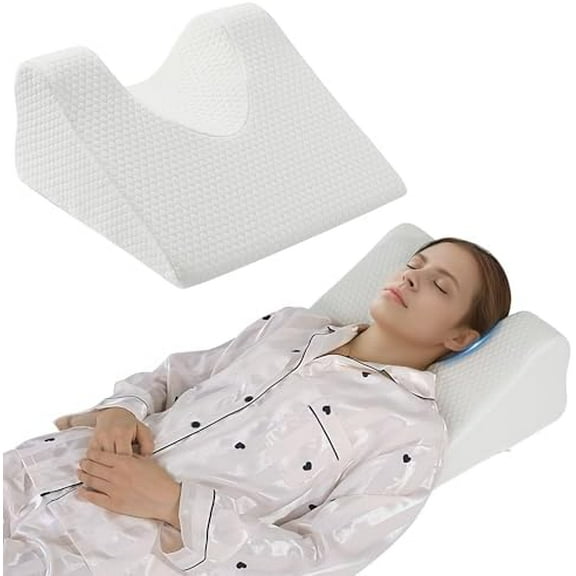 Facial Surgery Recovery Pillow, Memory Foam Support Back Sleeping Training Pillow for After Face Lift Surgery, Suit for After Neck Surgery Hair Transplant or Nose Job Pillow$$Bedding