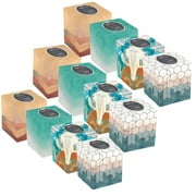 Facial Tissue, 3-Ply, 84-count, Cube Boxes 12-pack